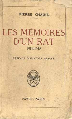 Les M�moires d'un Rat (Pierre Cha�ne 1917 - Edition 1930)